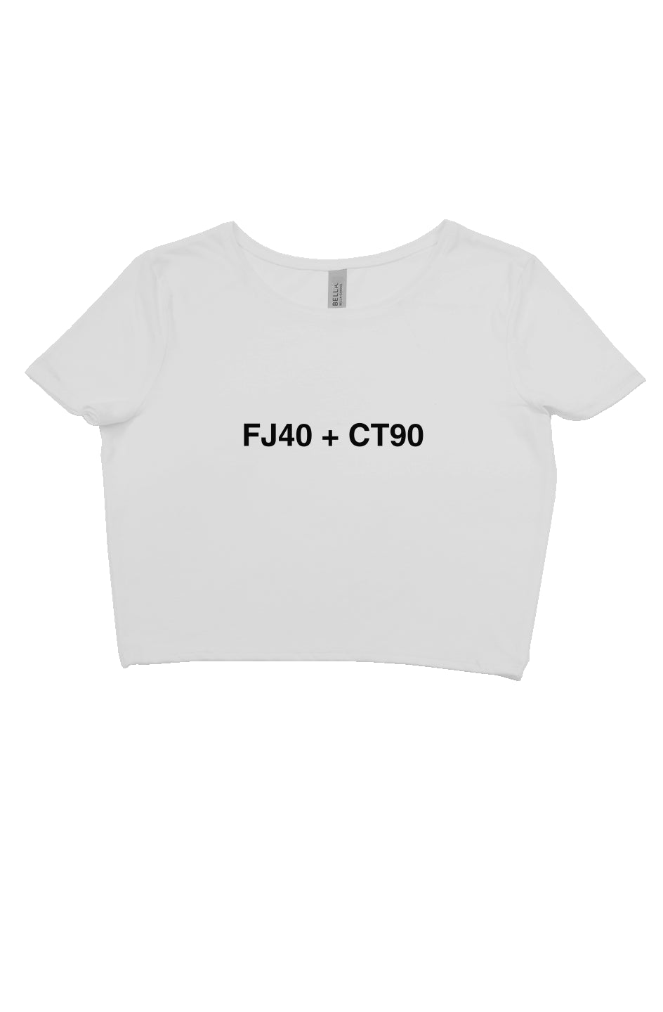 Crop TEE White/Black FJ40+CT90