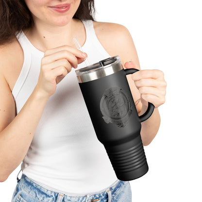 Insulated Travel Tumbler, 40oz - Speedwell Cup St. Christopher, Perfect for Outdoor Adventures, Personalized Gift, Eco-Friendly