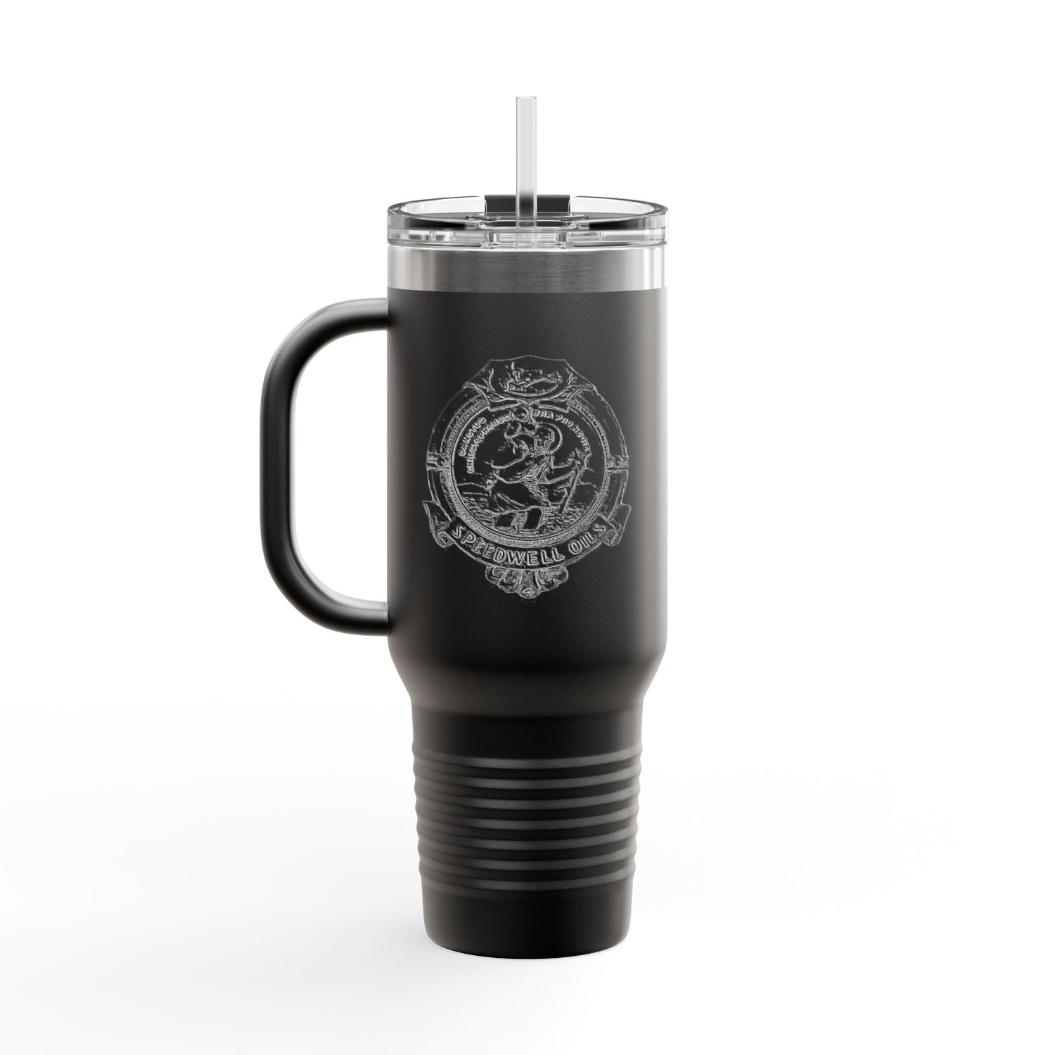 Insulated Travel Tumbler, 40oz - Speedwell Cup St. Christopher, Perfect for Outdoor Adventures, Personalized Gift, Eco-Friendly