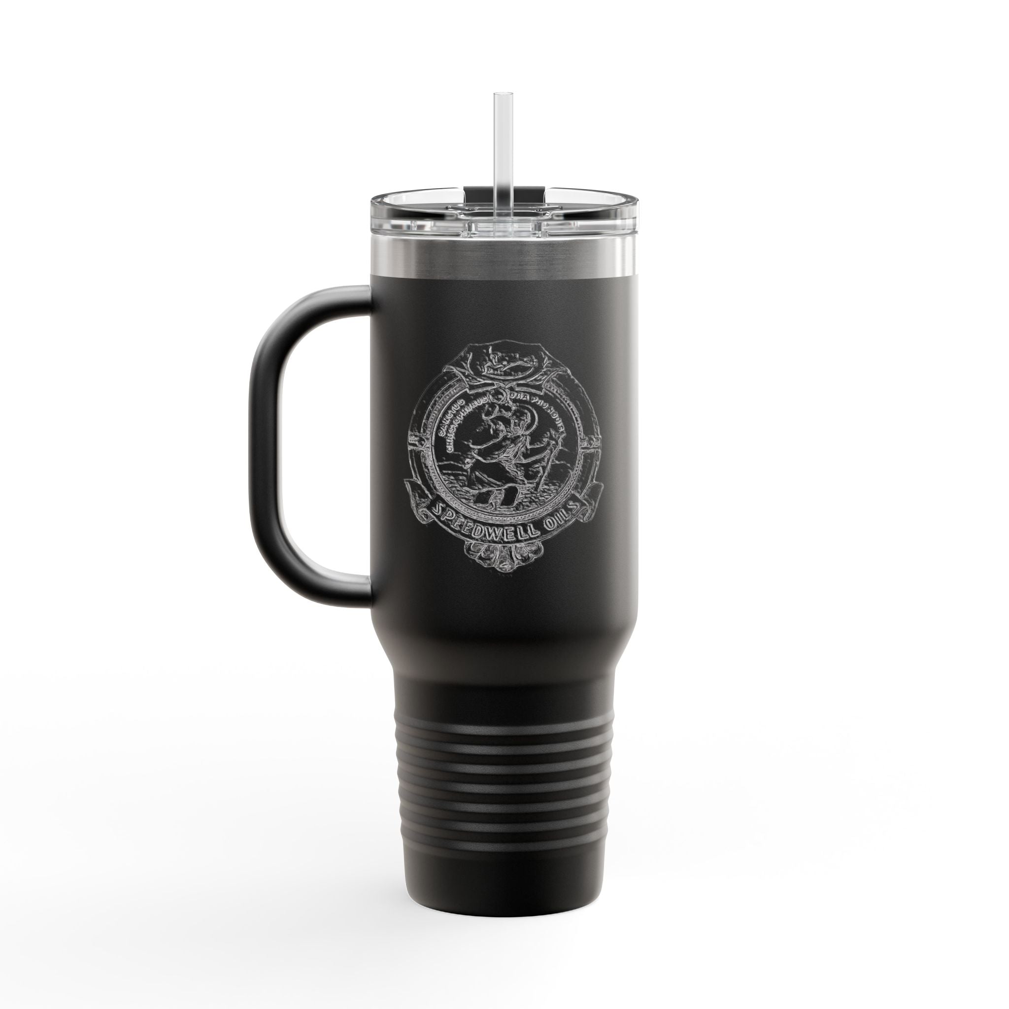 Insulated Travel Tumbler, 40oz - Speedwell Cup St. Christopher, Perfect for Outdoor Adventures, Personalized Gift, Eco-Friendly